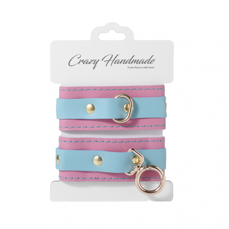 Оковы "Crazy Handmade" мультиколор, кожа 